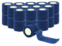 24 - Pack, 2” x 5 Yards, Self-Adherent Cohesive Tape, Strong Sports Tape for Wrist, Ankle Sprains & Swelling, Self-Adhesive Bandage Rolls (Purple)