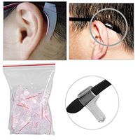 Ear Hooks Sleeves Retainer - 100Pairs Comfortable Plastic Anti-slip Eyeglasses Retainers,Prevent Eyeglass Slipping Anti Slide Eyewear Temple Tips Holder Glasses Accessories