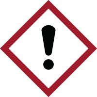 Brady 118859 Vinyl GHS Acute Toxic Picto Labels , Black/Red On White,  2" Width x 2" Height,  Pictogram "Acute Toxic" (4 Labels per Card, 1 Card per Package)