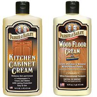 Parker & Bailey Kitchen Cabinet Cream 16oz and Wood Floor Cream 16oz Bundle