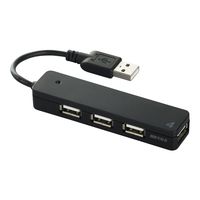 iBUFFALO USB2.0Hub bus-powered 4-port Black BSH4U06BK [PS3] Verified