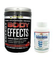 Body Effects Plus 1 Colon Detox, Pomegranate Raspberry,Pre Workout Ultimate Weight Loss, Fat Burning, Energy Boosting, Appetite Suppressing, Mood Enhancing and Muscle Defining