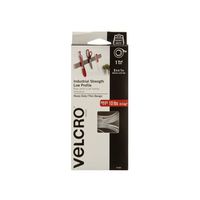 VELCRO Brand Industrial Fasteners Low Profile Thin Design | Professional Grade Heavy Duty Strength Holds up to 10 lbs on Smooth Surfaces | Indoor Outdoor Use, 3ft x 1in, Tape