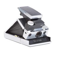  MiNT SLR670-s Classic Instant Film Camera for Polaroid SX-70 and 600 films, Silver Body with Black Leather