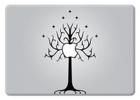 Lord of the Rings White Tree of Gondor Apple Macbook Laptop Decal Vinyl Sticker Apple Mac Air Pro Retina