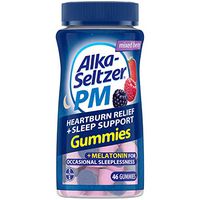 Alka Seltzer PM Heartburn Relief Plus Sleep Support Chews, 46 Count (1 Bottle)