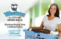 XL Premium 100% Wool Dryer Balls, Reusable, All-Natural Fabric Softener - Package of 6! by WooleeZ(TM)