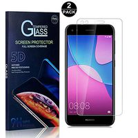 Tempered Glass Screen Protector Compatible with Huawei P9 Lite Mini, UNEXTATI Screen Protector Film, HD Clear Tempered Glass Film for Huawei P9 Lite Mini, 2 Pack