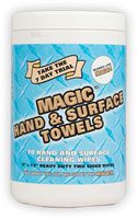 Zenex Magic Hand and Surface Towels - 70 Towels Per Canister - 1 Case (6 Canisters)