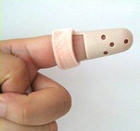 BESTIM INC Mallet DIP Finger Support Brace Splint Joint Protection Injury Pain~Fast Shippin Top