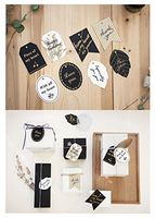 Party Favor Tags,Greeting Cards,Personalized Party Favor Gift Wrap Tags Label Decal for Gift Packaging,Frome My Heart to Yours,for Every Occasion 40 PCS (Tag-G&Black)