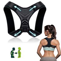 Posture Corrector for Women Men, iThrough Back Straightener Posture Corrector for Clavicle Supportand Pain Relief, back posture brace Invisible Posture Trainer for Neck, Back and Shoulder (Fit 37-49")