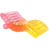 FUNBOY Inflatable Clear Chaise Lounger Pool Float