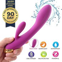 Powerful Portable Cordless Handheld Mini Massager Waterproof 10 Kinds of Silent Mode and USB Charging Waterproof Safer and More Convenient for Pain Relief Muscle Tensio (Lilac Purple)