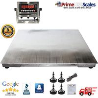 5,000 LBS x 1 LB Optima Scale (NTEP LEGAL FOR TRADE) OP-916-4x4 All Stainless Steel Floor Scale, Pallet Scale, Platform Scale, Industrial Scale, 4' x 4' NEW !!