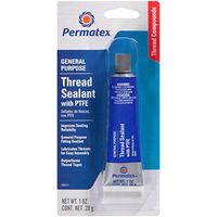Permatex ® 80631 Thread Sealant with PTFE, 1 oz. by (1)