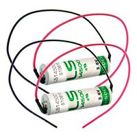 2 pcs SAFT LS14500_Wire AA 3.6V 2600mAh Primary Lithium Cell, Compatible with Maxell and More