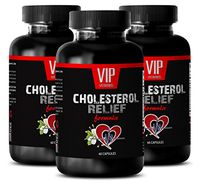 Plant sterols Supplement for normalizing Cholesterol - Cholesterol Relief Formula - Improve Liver Function - 3 Bottles 180 Capsules