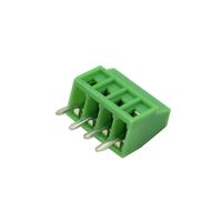TOUHIA 2.54mm Pitch 4-Pin PCB Screw Terminal Block Connector, Rated 150V 6A (20pcs)