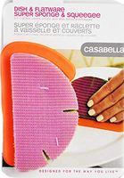 Casabella Dish and Flatware Super Sponge and Squeegee
