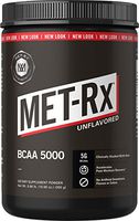 MET-Rx BCAA Powder, Unflavored, 300 g, Pre- or Post-Workout Powdered Amino Acid Supplement, Ideal for High Intensity Workout