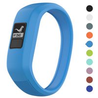 Meifox Compatible with Garmin vivofit JR Bands for Kids,Solf Silicone Replacement Band with Garmin Vivofit JR/Vivofit JR 2 / Vivofit 3 (Sky Blue, Small)