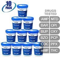 MiCare [10pk] - 12-Panel Multi Drug Test Cup (AMP/BAR/BUP/BZO/COC/mAMP/MTD/OPI/OXY/PCP/PPX/THC) #MI-TDOA-4124