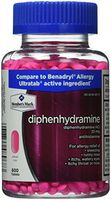 Member's Mark Diphenhydramine HCl 25mg Antihistamine Allergy Relief (1 bottle (600 tablets))
