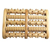Useful Roller-Type Massager Wooden Handicrafts Roller Massager-5 Row/3