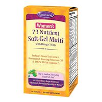 Nature's Secret Women's 73 Nutrient Multivitamin - Daily Essential Vitamins, Minerals, Antioxidants, Enzymes & Super Food Blend Supports Women's Health, Wellness & Immune System - 60 Liquid Softgels