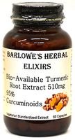 Turmeric (BioAvailable) 95% Curcuminoids 60 510mg - Stearate Free, Glass Bottle! Free Shipping on Orders Over $49!