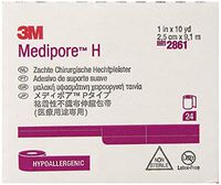 3M 2861 Medipore H Soft Cloth Surgical Tape-24/Case