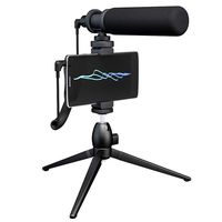 Shotgun microphone for Smartphone DSLR Camera Computer MAONO CM10S Super-Cardioid Condenser External Vlogging Interview Mic with Tripod for Canon, Sony, Nikon, Camcorder, phone, Android, PC