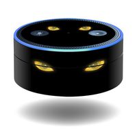 MightySkins Skin Compatible with Amazon Echo Dot (1st Generation) wrap Cover Sticker Skins Cat Eyes
