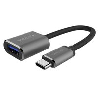 Professional USB C to USB 3.0 compatible for Samsung Galaxy Tab S5e Adapter, USB Type-C Adapter allows DUAL Data and Charging Support at 5Gbps! [Gunmetal Gray]