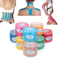 Worldshops Kinesiology Tape Sports Muscles Care Therapeutic Bandage Color Blue