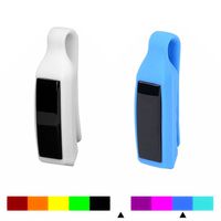 Dunfire Replacement Clip Case/Holder for Fitbit Alta (2PCS - White& Blue)