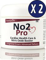 No2 Pro [2 Pack ]- Helps Support Blood Pressure - L-Arginine Skin Cream Fast Absorption. Has No Bad Taste, No Upset Stomach, No Large Pills, or Stained Teeth - Botanifi!