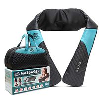 Shiatsu Neck Shoulder Massager Electric Back Massage with Heat Deep Kneading Tissue Massage for Muscles Pain Relief Relax