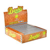 Dank's Natural Rolling Papers King Size (8 Boxes - 25 Units per Box) - MJ-11879
