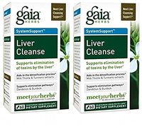 Gaia Herbs Liver Cleanse Liquid Phyto-Capsules, 60 Count (2 Pack)