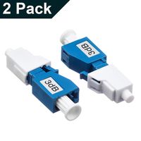 LC/UPC Singlemode Fiber Optic Attenuator ，Male-Female Fixed 3dB - 2 Pack