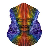 398 Rotary Tie-dye Skeleton 3D Headband Bandanas Scarf Neck Warmer Head Wrap Multi Functional Headwear for Outdoor Sports Multifunctional mask