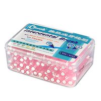 60 pcs/Pack Push-Pull Interdental Brush 0.6mm Gum Interdental Brush Orthodontic Wire Brush Toothbrush Oral Care Toothpick