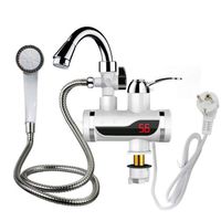 3000W Instant Water Heater Crane Temperature Display Water Heater Electric Hot Water Tankless Heating Bathroom Kitchen Faucet,K003
