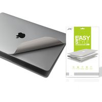 Premium 5 in 1 GRAY Full Size 3M Decals Skins Covers for MacBook Pro 13 Inch With Touch Bar (Apple Model Number A1706/A1989/A2159),Including High Clear Screen Protector