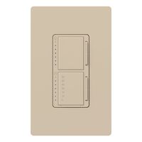 Lutron MA-L3T251-TP Maestro 300 Watt Single Pole Dimmer And Timer Switch, Taupe