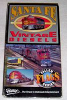 Santa Fe Vintage Diesels [Trains] -- Fallen Flags Series -- VHS Tape -- 50 Minutes -- Color, with appropriate stereo sound and narration!!!