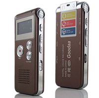 Goodaa Multifunctional Rechargeable 8GB 650HR Digital Audio Voice Recorder Dictaphone MP3 Player