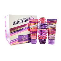 Girlfriend by Justin Beiber - Gift Set -- 3.4 oz Eau De Parfum Spray + 3.4 oz Body Lotion + 3.4 oz